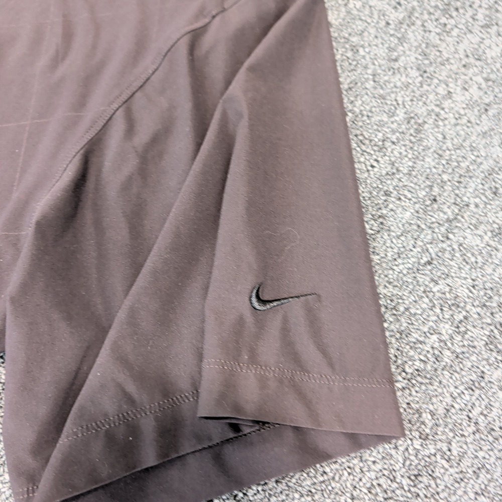 Nike Golf Dri-FIT Polo Shirt Men XL Brown Diamond Grid Flint Hills National Poly - Picture 4 of 10